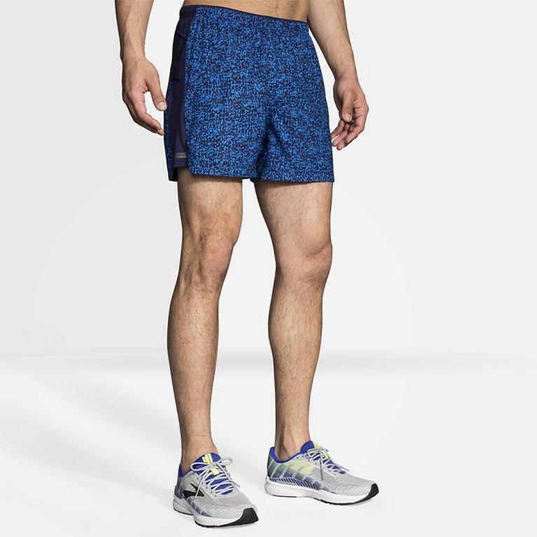 Brooks Sherpa 5 Mens Running Shorts Ireland Blue (RZQL-26514)